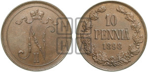 10 пенни 1898 года