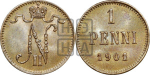 1 пенни 1901 года