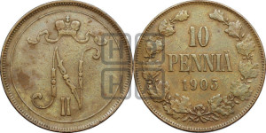 10 пенни 1905 года