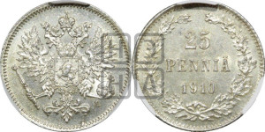25 пенни 1910 года L