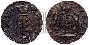 Денга 1768 года КМ (для Сибири)