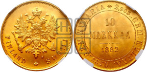 10 марок 1882 года S