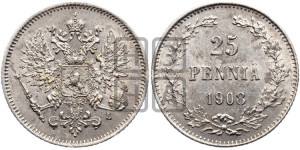 25 пенни 1908 года L