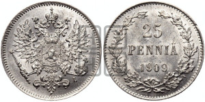 25 пенни 1909 года L