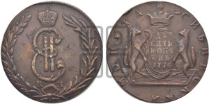 10 копеек 1774 года КМ (для Сибири)