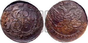 5 копеек 1788 года ЕМ (ЕМ, Екатеринбургский монетный двор)
