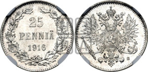 25 пенни 1916 года S