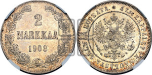 2 марки 1908 года L