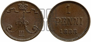 1 пенни 1888 года