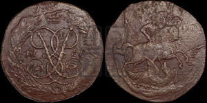 2 копейки 1758 года (гурт “ЕКАТЕРИНБУРГСКОГО ДВОРА”)