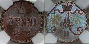 Пенни 1876 года