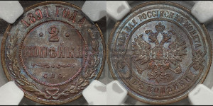 2 копейки 1891 года СПБ
