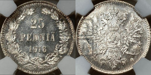 25 пенни 1916 года S