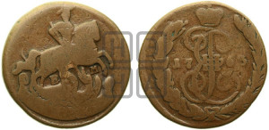 1 копейка 1763 года ЕМ (ЕМ, Екатеринбургский монетный двор)