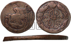 2 копейки 1764 года ЕМ (ЕМ, Екатеринбургский монетный двор)