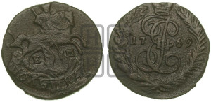 Полушка 1769 года ЕМ (ЕМ, Екатеринбургский монетный двор)