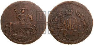2 копейки 1773 года ЕМ (ЕМ, Екатеринбургский монетный двор)