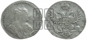 Полтина 1737 года (московский тип)