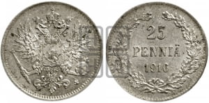 25 пенни 1916 года S