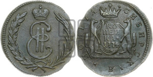 1 копейка 1774 года КМ (для Сибири)