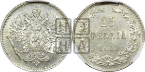 25 пенни 1910 года L