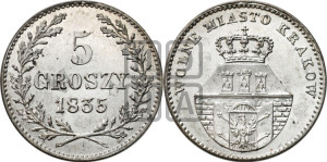 5 грошей 1835 года