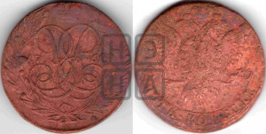 5 копеек 1760 года (без букв)