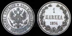 1 марка 1874 года S