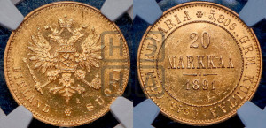 20 марок 1891 года L