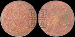 5 копеек 1764 года ММ (ММ, Красный  монетный двор)