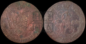 5 копеек 1764 года ЕМ (ЕМ, Екатеринбургский монетный двор)