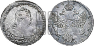 1 рубль 1737 года (московский тип)