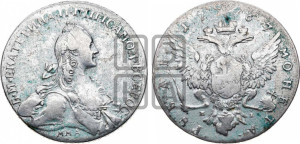 1 рубль 1767 года ММД/EI ( MMД, без шарфа на шее)