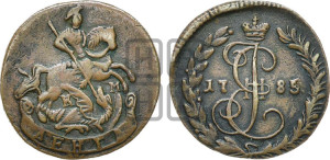 Денга 1785 года КМ (КМ, Сузунский монетный двор)
