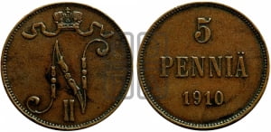 5 пенни 1910 года