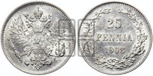 25 пенни 1908 года L