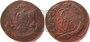 5 копеек 1764 года ММ (ММ, Красный  монетный двор)