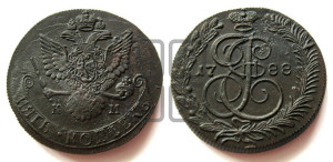 5 копеек 1788 года КМ (КМ, Сузунский монетный двор)