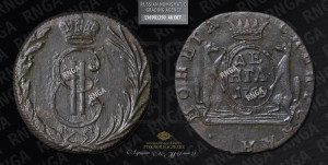 Денга 1769 года КМ (для Сибири)