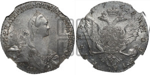 1 рубль 1769 года СПБ/СА ( СПБ, без шарфа на шее)