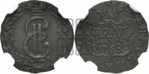 Полушка 1768 года КМ (для Сибири)