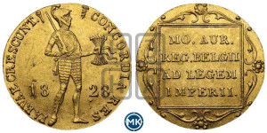 Дукат 1828 года факел
