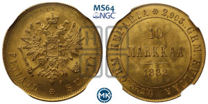 10 марок 1882 года S
