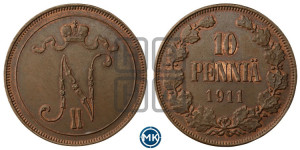10 пенни 1911 года