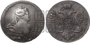 1 рубль 1737 года (московский тип)