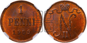 1 пенни 1909 года