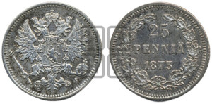 25 пенни 1873 года S