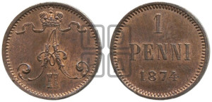 Пенни 1874 года
