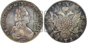 1 рубль 1782 года СПБ/ИЗ (новый тип)