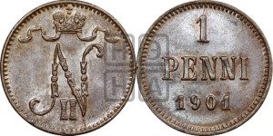 1 пенни 1901 года